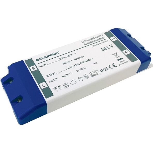 Taśma LED Blaupunkt Zasilacz LED Blaupunkt 12V 60W do taśm