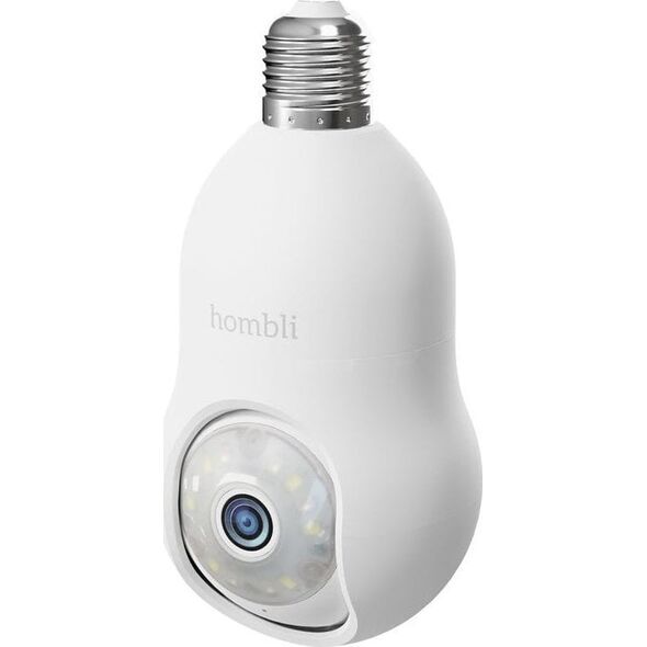 Hombli smarte outdoor Kamera, Bulb Cam 2K, weiß