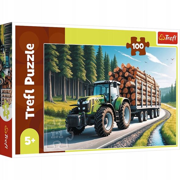 PUZZLE 100 Δασικό τρακτέρ 16493
