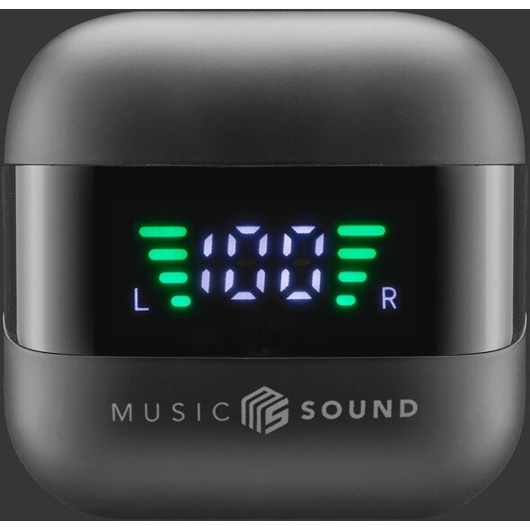 Music Sound 8018080488603 Zestaw słuchawkowy Bezprzewodowy Douszny Połączenia/muzyka Bluetooth Czarny