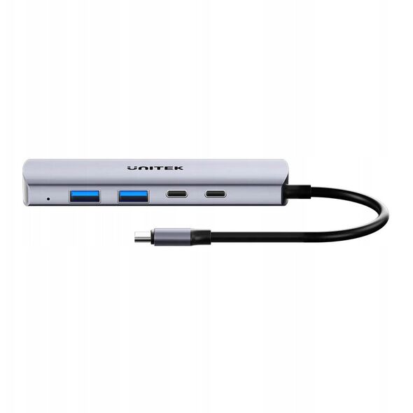 Unitek Hub 4w1 USB-C 10 Gbps, 2x USB-A i 2x USB-C H1112DGY01