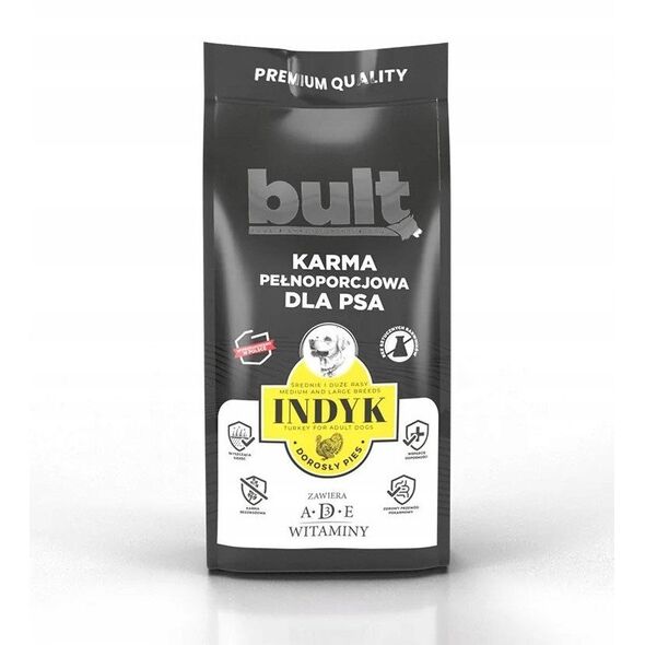 BULT indyk sucha karma dla dorosłych psów 12kg