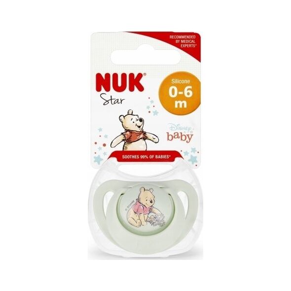 NUK NUK SMOCZEK USP 0-6M SIL STAR KUBUS 10730905 1/6
