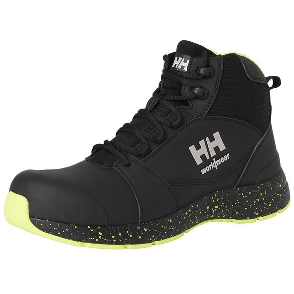Παπούτσια HELLY HANSEN Barcode MXR Mid S3S, μαύρο/κίτρινο 42