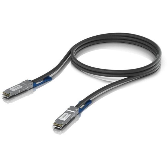 Ubiquiti UACC-DAC-QSFP28-1M-10 καλώδιο InfiniBand / οπτική ίνα Μαύρο