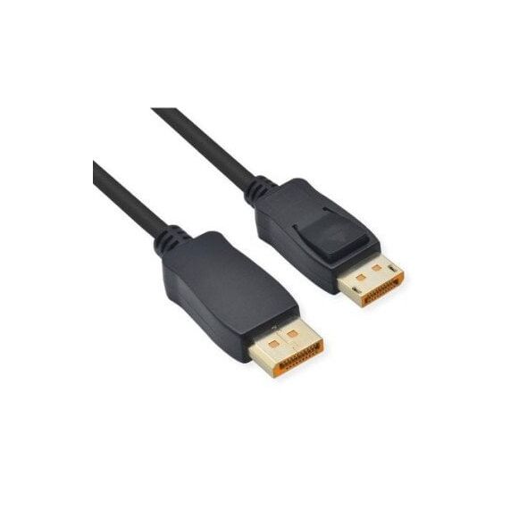 ROLINE Kabel DisplayPort, v2.1, 10K@60Hz, 54Gbit/s, UHBR13.5, DP-DP, M/M, czarny, 3 m