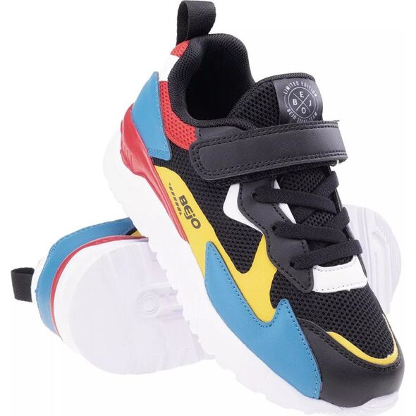 Dziecięce sneakersy Bejo AGEPI TEEN black/green/yellow/red rozmiar 38