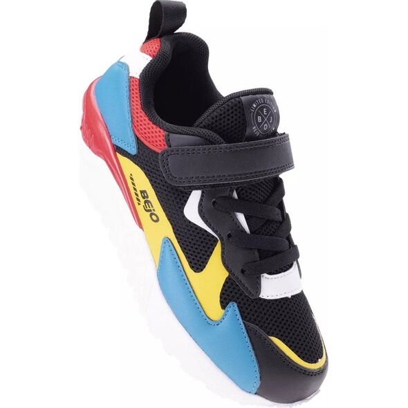 Dziecięce sneakersy Bejo AGEPI TEEN black/green/yellow/red rozmiar 38