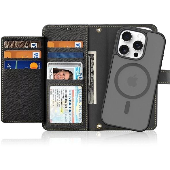 Etui ochronne do iPhone 16 Pro Max Dux Ducis Lawa MagSafe czarne