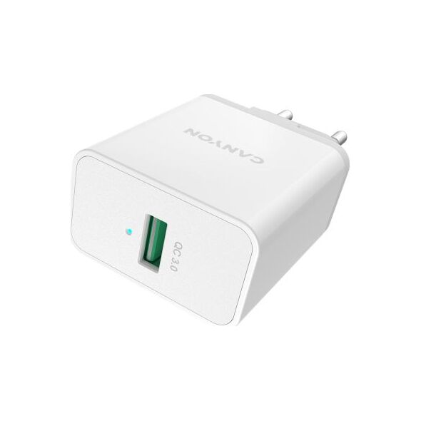 Ładowarka Canyon 1x USB-A 3 A (CNE-CHA24W)