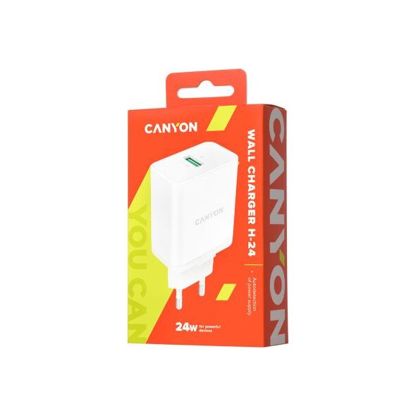 Ładowarka Canyon 1x USB-A 3 A (CNE-CHA24W)