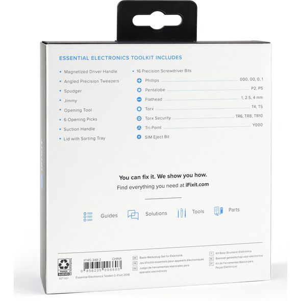 iFixit Zestaw narzędzi do smartphone i naprawy elektroniki (EU145348)