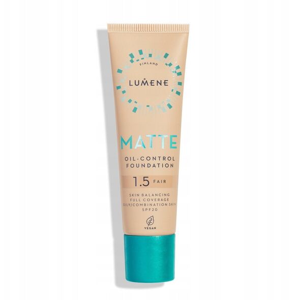 LUMENE_Matte Oil-Control ματ βάση ελέγχου λιπαρότητας για το πρόσωπο SPF20 1.5 Fair 30ml