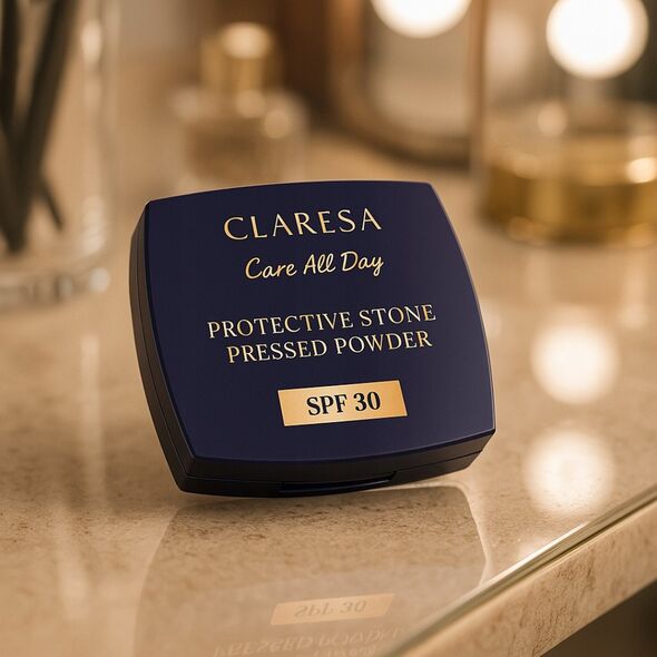 CLARESA_Protective Stone Pressed Powder puder prasowany utrwalający z filtrem SPF30 Universal 10g