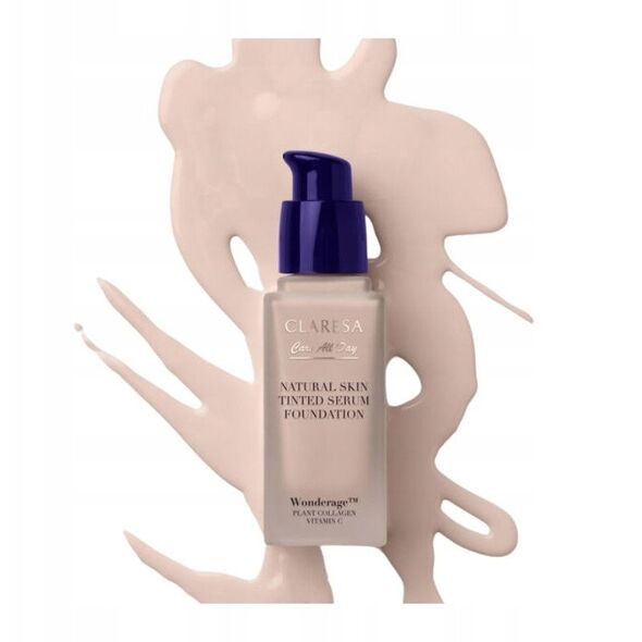 CLARESA_Natural Skin Tinted Serum Foundation podkład-serum z naturalnym wykończeniem 0N Fair Neutral 32ml