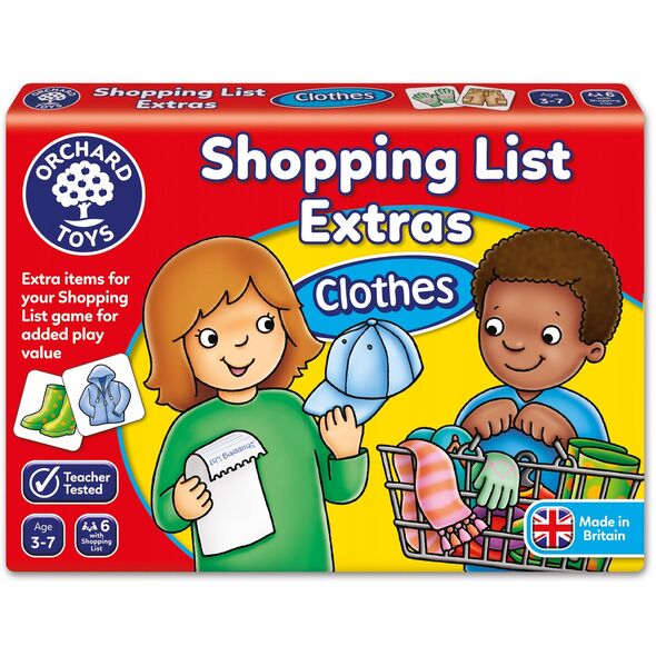 ORCHARD Shopping List Extras Pack Clothes