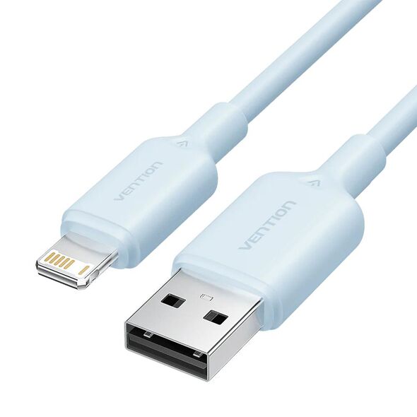 VENTION USB 2.0 A Male to Lightning Male 2.4A Cable 1M Blue PVC Type (LAMSF) (VENLAMSF) έως 12 άτοκες Δόσεις