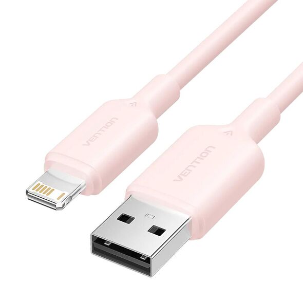 VENTION USB 2.0 A Male to Lightning Male 2.4A Cable 2M Pink PVC Type (LAMPH) (VENLAMPH) έως 12 άτοκες Δόσεις