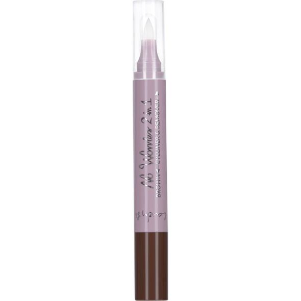 Lovely No Worries 2in1 Eyeliner & Remover eyeliner dwustronny do oczu Brown (2)