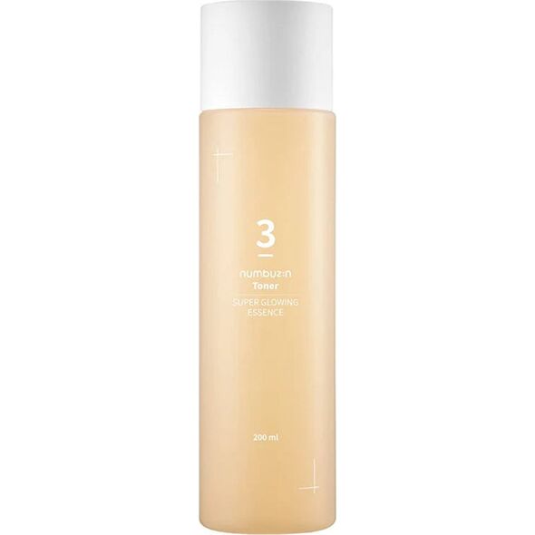 Numbuzin No.3 Super Glowing Essence Toner rozświetlający tonik-esencja do twarzy 200ml