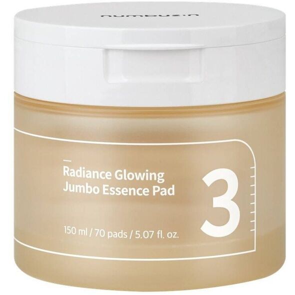 No.3 Radiance Glowing Jumbo Essence Pad płatki tonizujące 70szt