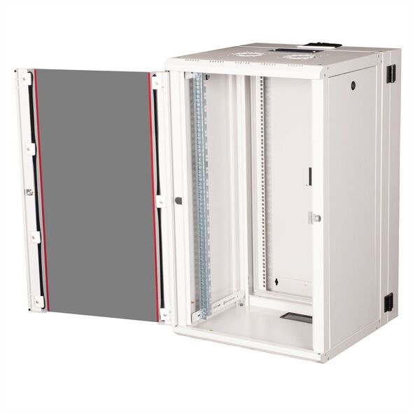 ROLINE Wandgeh�use Pro 48,26cm 19Zoll 20 HE 600x600 BxT zweiteilig schwenkbar grau