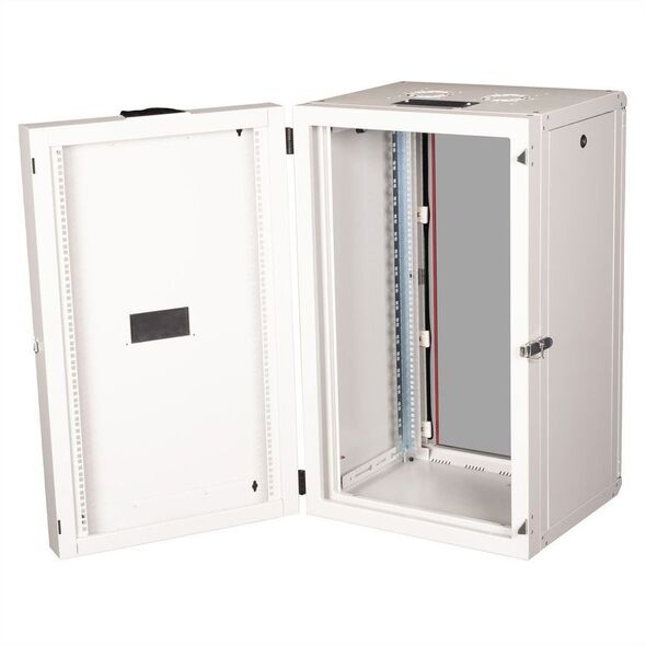 ROLINE Wandgeh�use Pro 48,26cm 19Zoll 20 HE 600x600 BxT zweiteilig schwenkbar grau