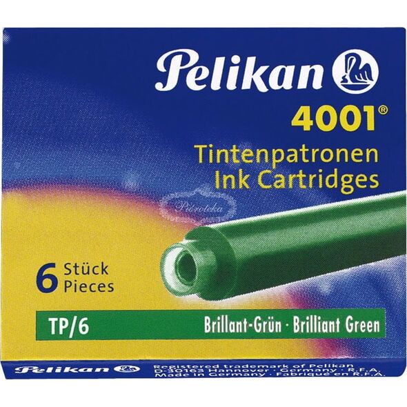 Pelikan Naboje do piór PELIKAN a'6 zielone