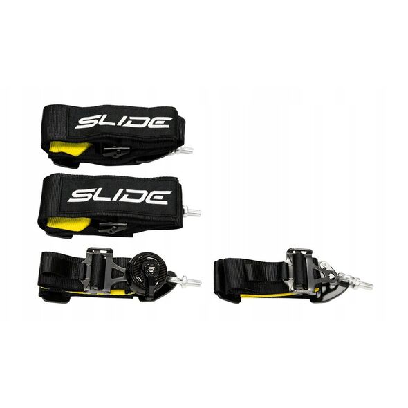 Ζώνες ανύψωσης SLIDE_F V2 Quick Carbon Μαύρες 4P 3"