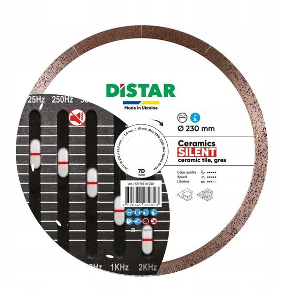 DISTAR DIAMOND BLADE CERAMIC SILENT 230 x 1.9 x 10 x 25.4
