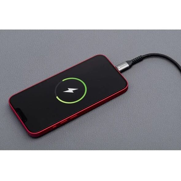 Kabel USB-C 27W 2m Forcell Lightning PD Nylon LAPTOP PC SMARTFON