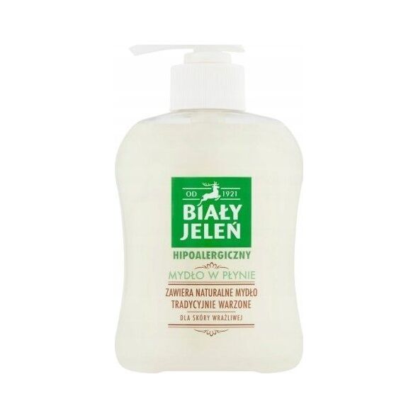Pollena Mydło w płynie hipoalergiczne Biały Jeleń 300 ml
