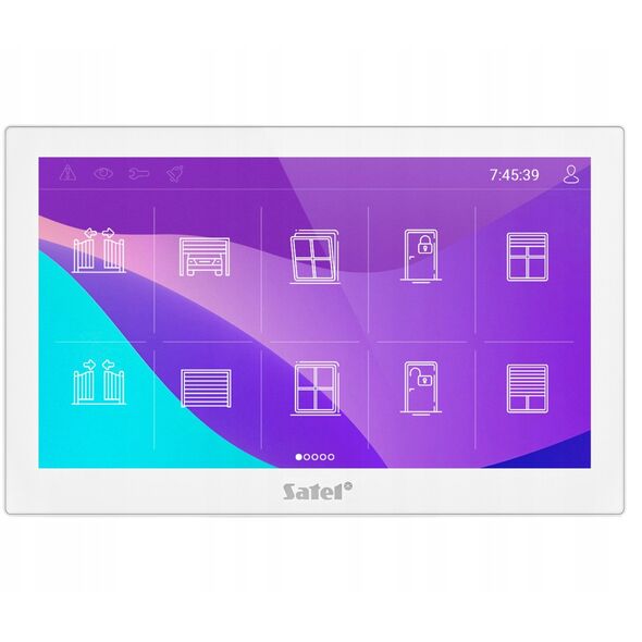 KLAWIATURA GRAFICZNA DO CENTRALI ALARMOWEJ INT-TSH210-W SATEL