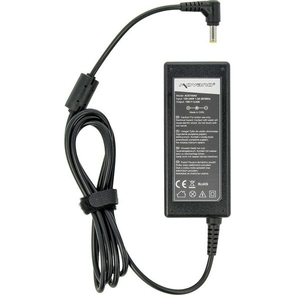 Zasilacz do laptopa Movano 65 W, 1.7 mm, 3.42 A, 19 V (ZZ/ACE19342)