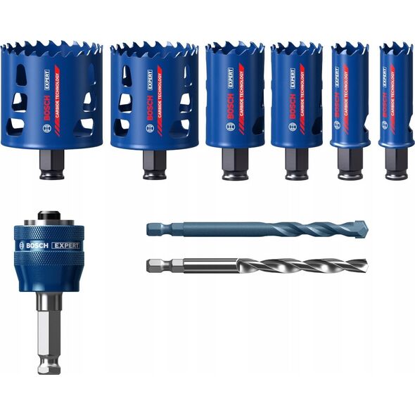 Bosch Bosch Powertools hole saw ToughMaterial-Set 9pcs - 2608900446 EXPERT RANGE