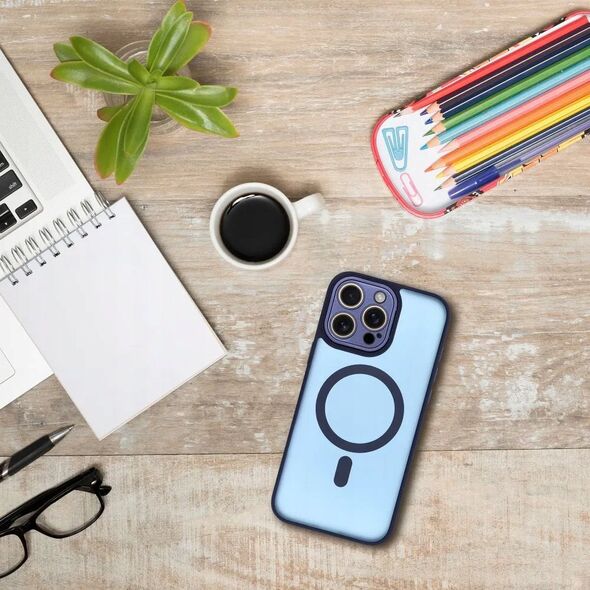Θήκη VARIETE MAG COVER συμβατή με MagSafe για IPHONE 12 PRO μπλε