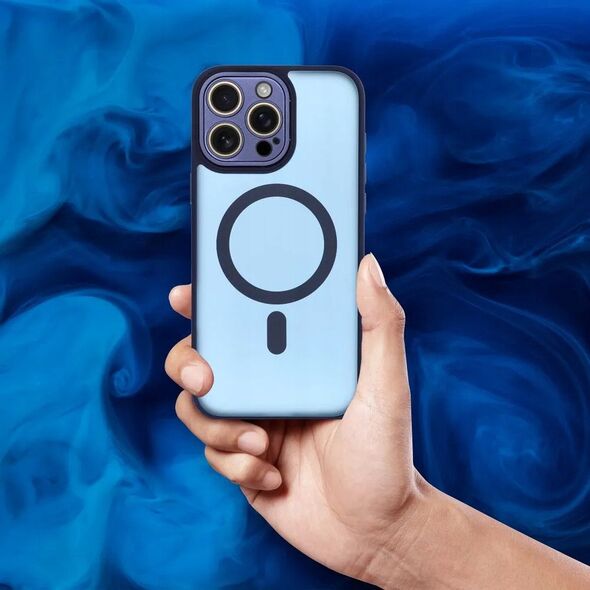 Θήκη VARIETE MAG COVER συμβατή με MagSafe για IPHONE 15 PRO μπλε