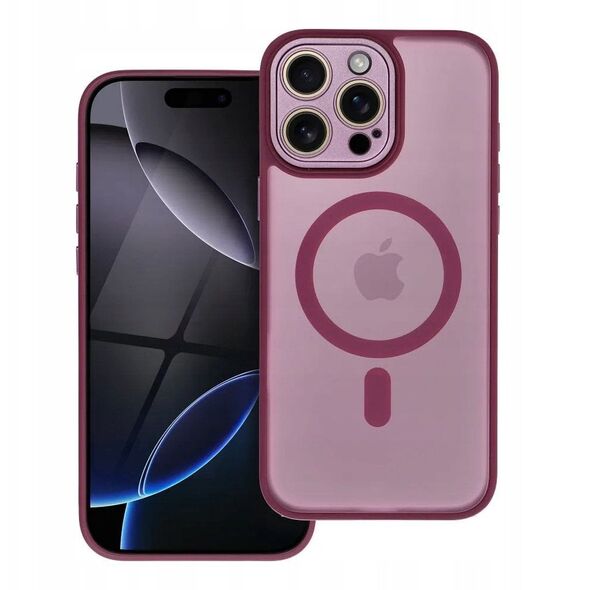 Θήκη VARIETE MAG COVER συμβατή με MagSafe για IPHONE 15 PRO MAX μωβ