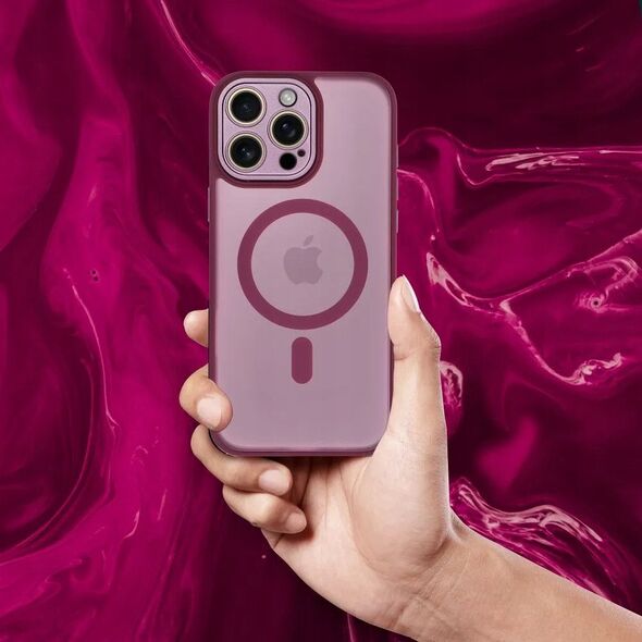 Θήκη VARIETE MAG COVER συμβατή με MagSafe για IPHONE 15 PRO MAX μωβ