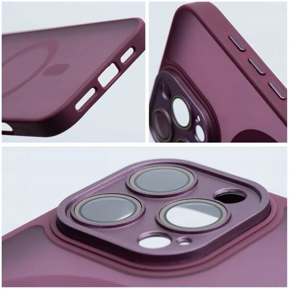 Θήκη VARIETE MAG COVER συμβατή με MagSafe για IPHONE 15 PRO MAX μωβ