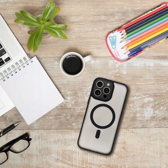 Θήκη VARIETE MAG COVER συμβατή με MagSafe για IPHONE 13 PRO μαύρο