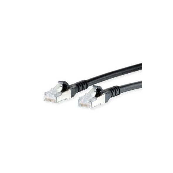 METZ CONNECT Kabel krosowy Cat.6A AWG 26, LSOH, czarny, 70 m