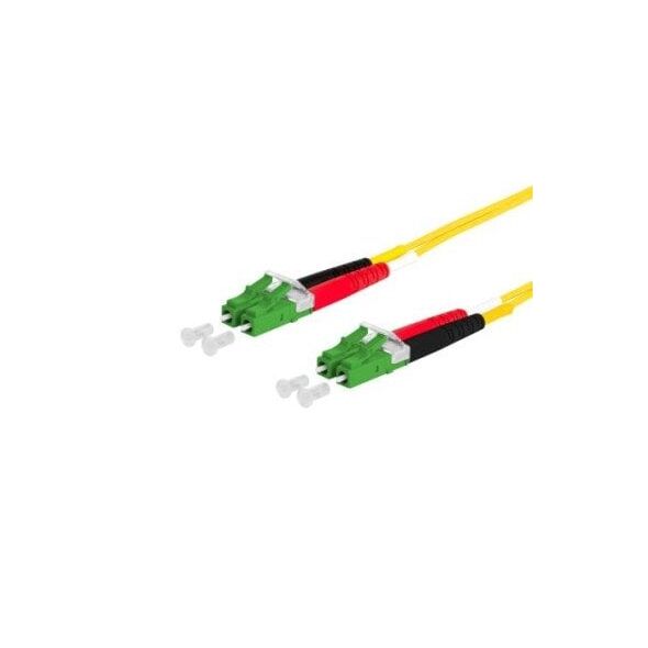 Kabel krosowy METZ CONNECT OpDAT, LC-D APC/LC-D APC OS2, 1 m