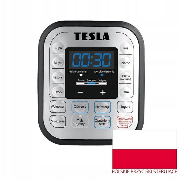 TESLA EliteCook K70 wielofunkcyjny szybkowar elektryczny 11w1 WiFi