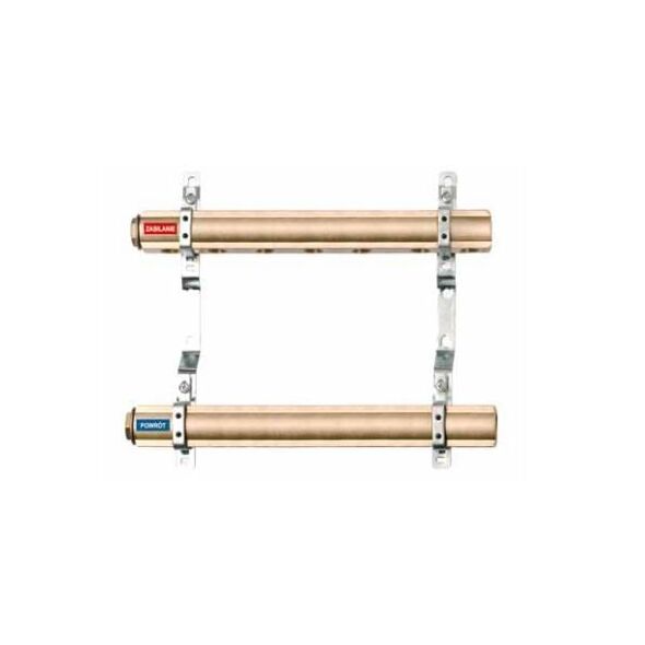 Red Rozdzielacz mosiężny RP 6-drogowy 1” R022801005