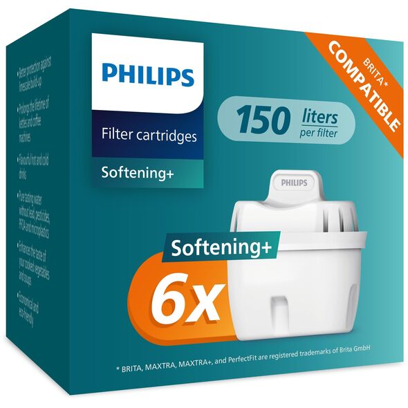 Philips Softening+ Wasserfilterkartuschen 6-pack