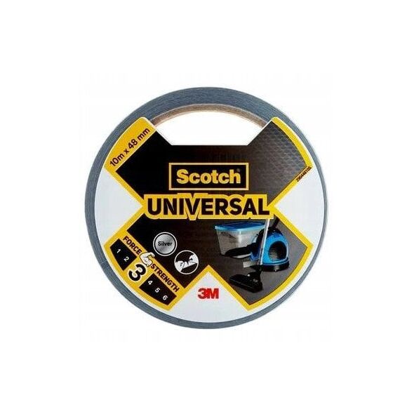 Scotch Gewebekleb. 48mmx25m silber