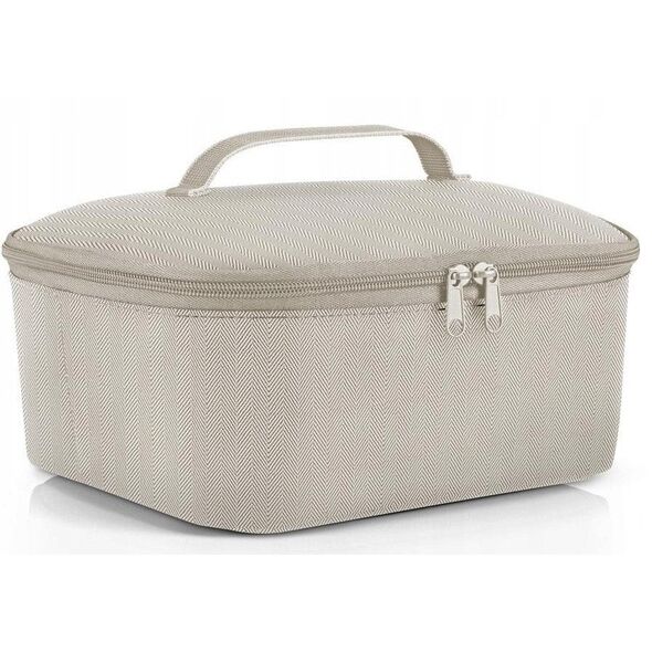 Reisenthel Coolerbag M Pocket Herringb. Sand