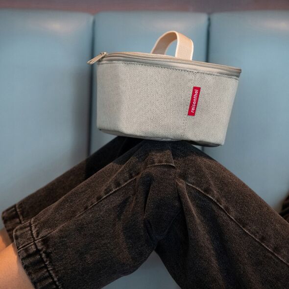 Reisenthel Coolerbag M Pocket Herringb. Sand