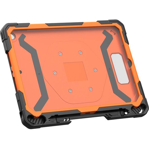 UAG Plasma HS Kickstand - obudowa ochronna z uchwytem do Apple Pencil, uchwytem na dłoń oraz podstawką do iPad 10.9" 10 generacja / 11" (A16) (orange/black)